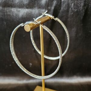 Silver Hoop Earrings